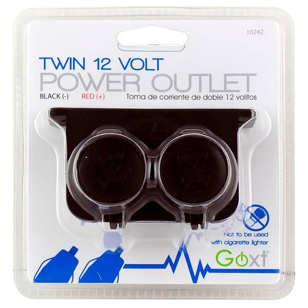 twin 12 volt power outlet