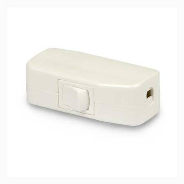 Leviton Feed Through Cord Switch, White R520541000W Blain's Farm & Fleet