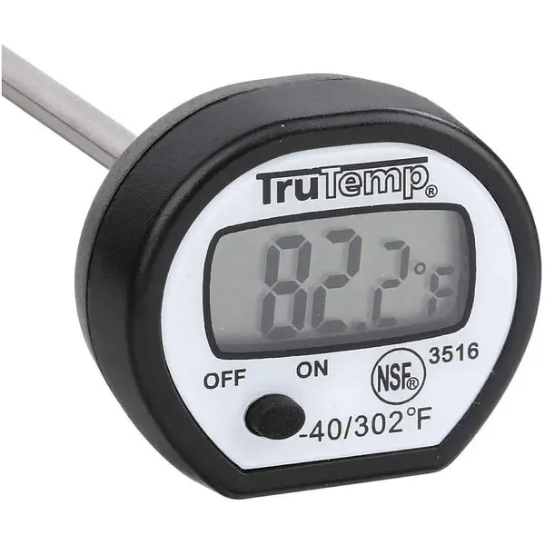 Taylor 3516 Digital Instant-Read Thermometer - On/Off Switch, Pocket Clip