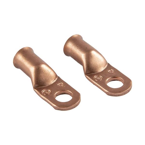 Photo of 2-Pack 2 Gauge Copper Battery Cable Lugs