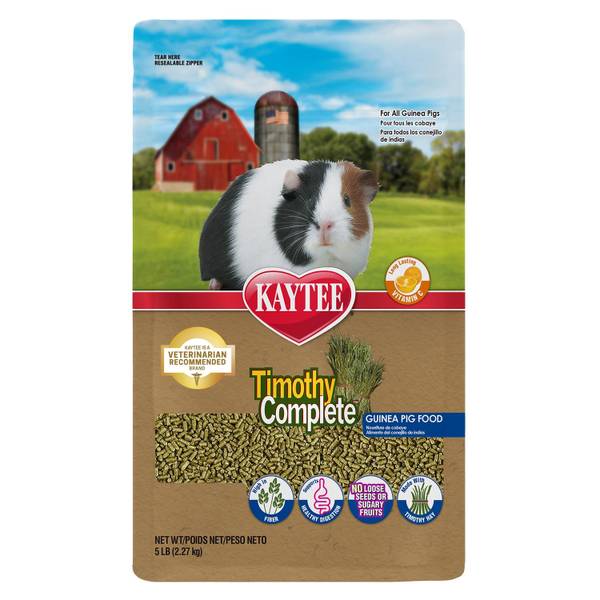 Photo of 5 lb Timothy Complete Guinea Pig Pet Food