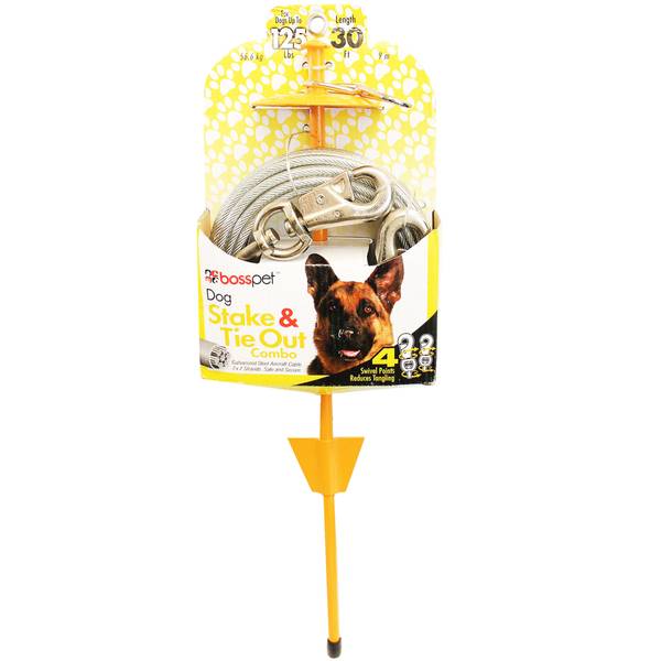 Top paw dome stake dog cheap tie out