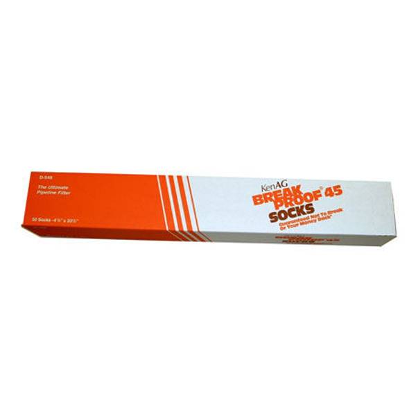 Photo of 4-7/8" Breakproof 45 Pipeline Filter Sock 50 Pack