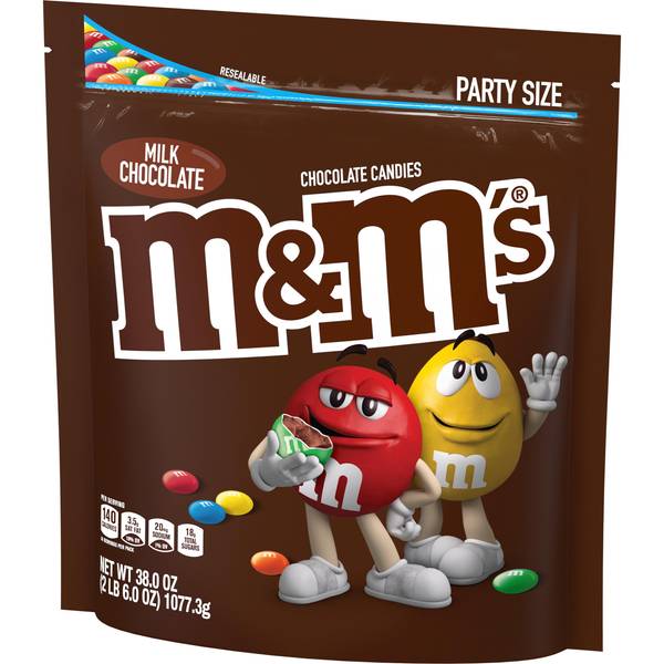 M&Ms Party Size Milk Chocolate Candies - 10040000551147