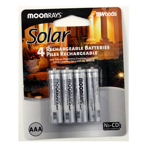 aaa rechargeable batteries solar lights