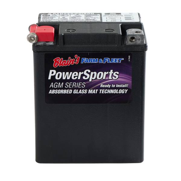 Photo of AGM Powersport Battery, Group Size 14AH, 220 CCA