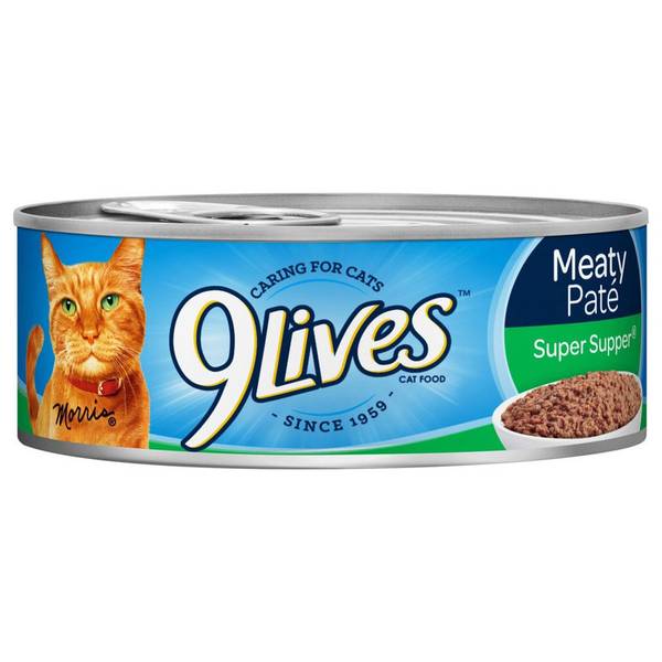 9 Lives Meaty Pate Super Supper Cat 