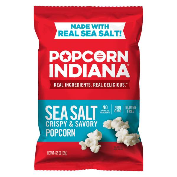 Popcorn, Indiana 4.75 oz Sea Salt Popcorn 707540 Blain's Farm & Fleet