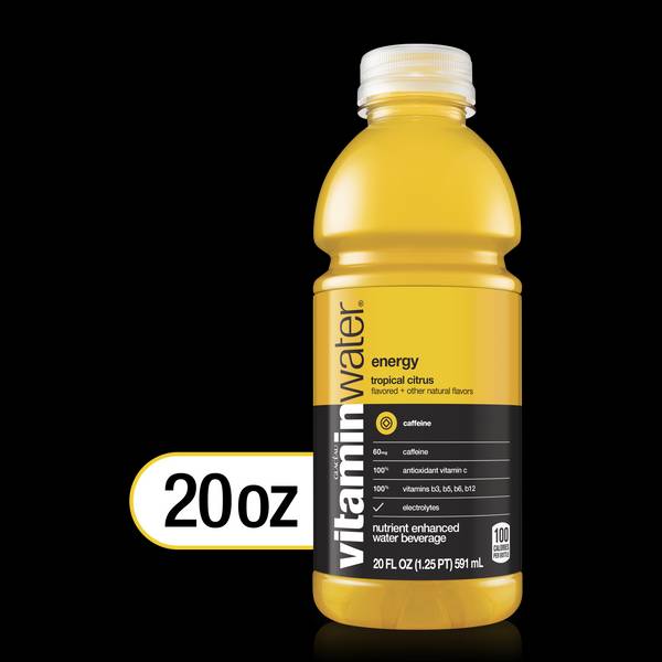 Vitamin Water 20 oz Tropical Citrus Energy - 156091 | Blain's Farm & Fleet