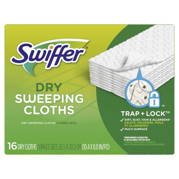 Swiffer 16-Pack Dry Sweeping Cloths Refills - 13093