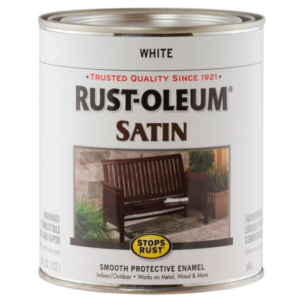 Rust-Oleum 1 Qt Protective Satin Enamel Oil Based Paint