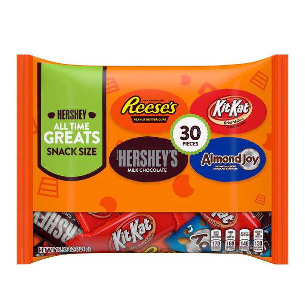 Hershey's 30-Piece All Time Greats Snack Size Bag - 3400043257