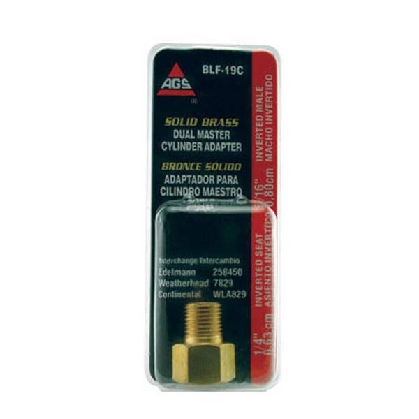 AGS Brake Line 1/4 to 5/16 Std. Adapter BLF19C Blain's Farm & Fleet