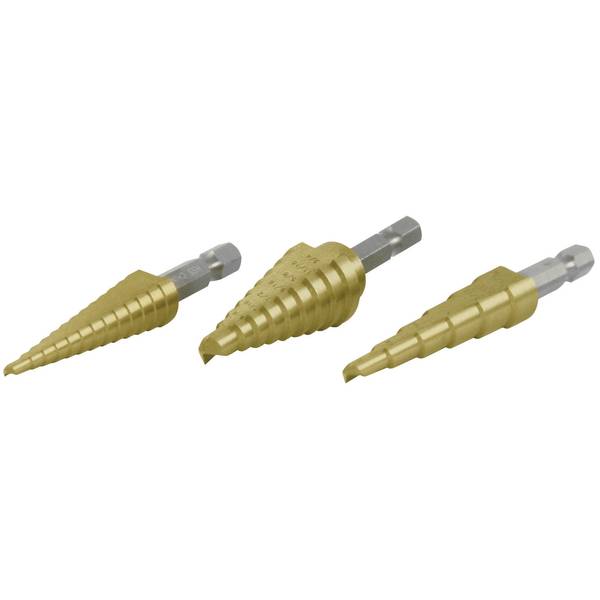 Performance Tool 3pc Step Drill Set - W9003 | Blain's Farm & Fleet