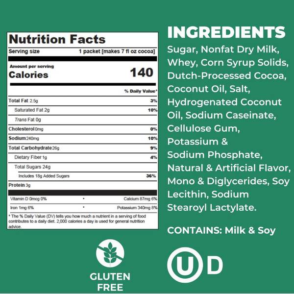 Land O Lakes 1.25 oz Cocoa Classics Mint Cocoa Mix - CLAPK000109