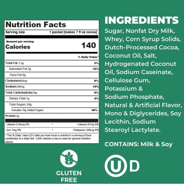 Land O Lakes 1.25 oz Cocoa Classics Mint Cocoa Mix - CLAPK000101