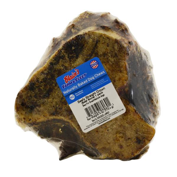 Photo of Beefy Straight Crown Dog Chew, 2" Natural Chewy Treat