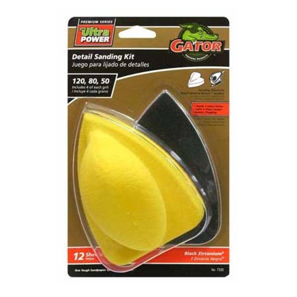 Gator Black Zirconium Detail Sanding Kit 7330 Blain's Farm & Fleet