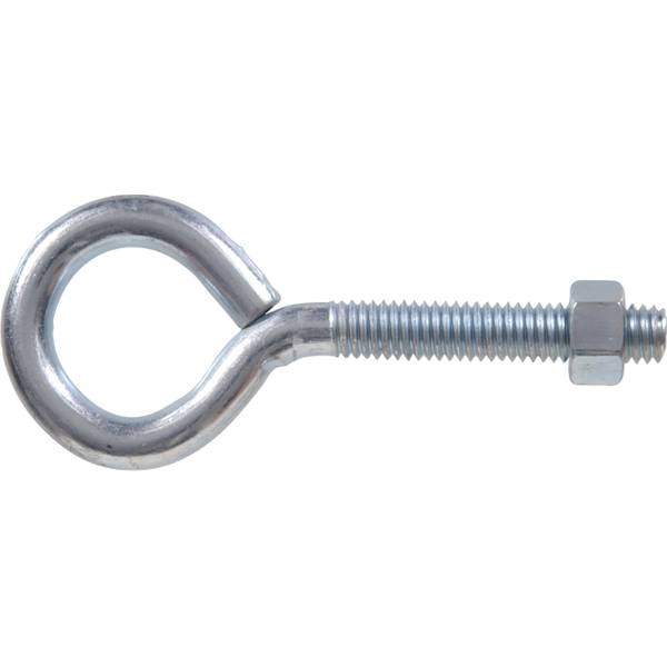 Photo of Zinc Plated Eye Bolt with Hex Nut