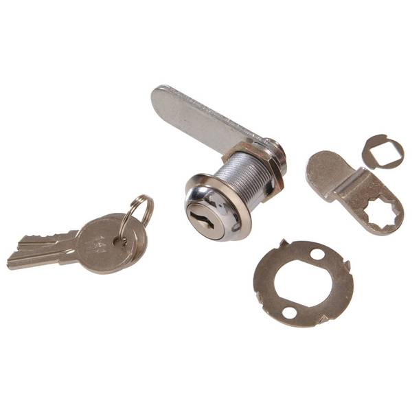 Photo of 1/4" Chrome Keyed Door and Utility Cam Door Lock