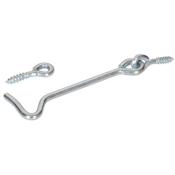 Photo of 2-Count 1-1/2" Zinc Gate Hook and Eye