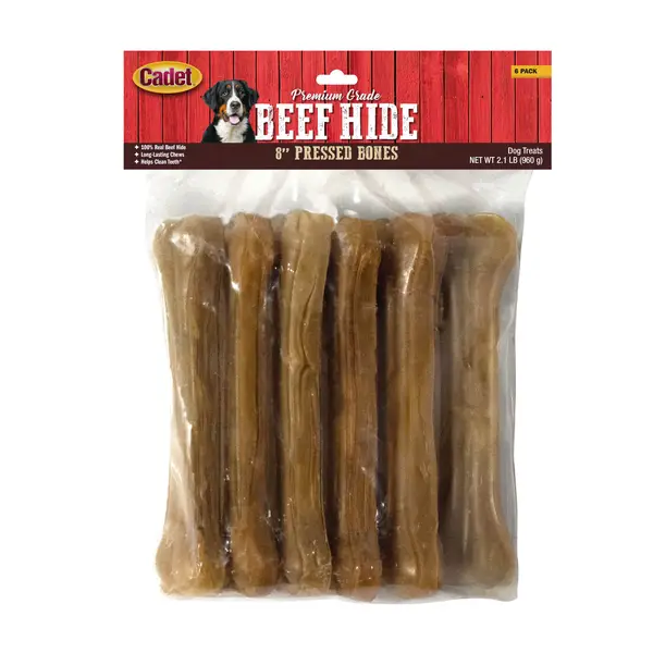 cadet pressed rawhide bones