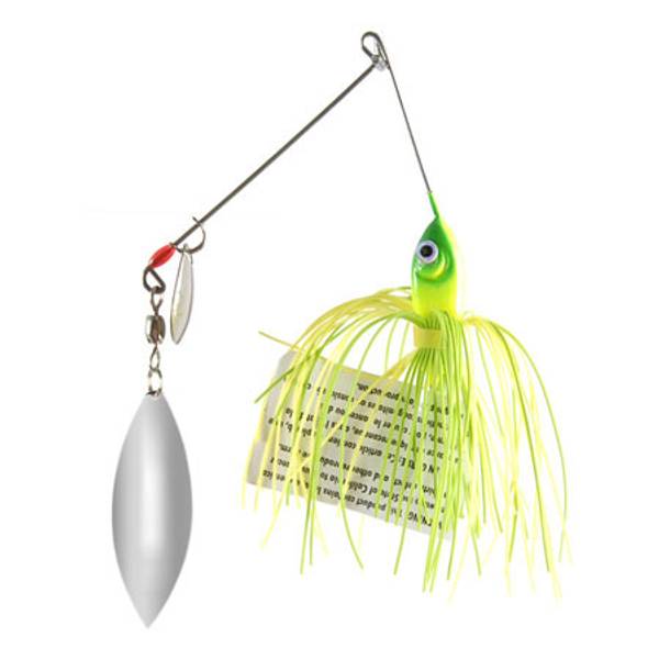 Chartreuse Glow neon Lemon Fishing Lure Spin Bait spinbait