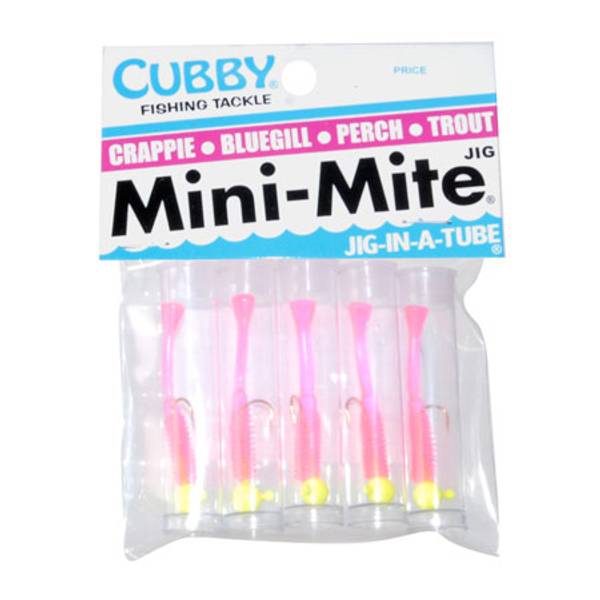 Cubby Mini-Mite Jigs Yellow/Pink; 1/32 oz.