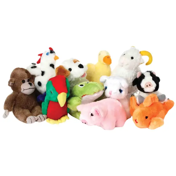 Multipet Look Who's Talking Plush Cat Dog Toys