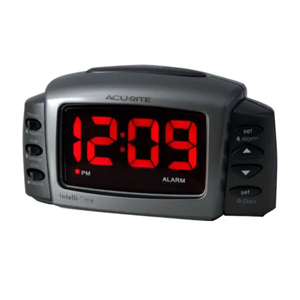 AcuRite 13019W2 5.4 Intelli-Time Alarm Clock