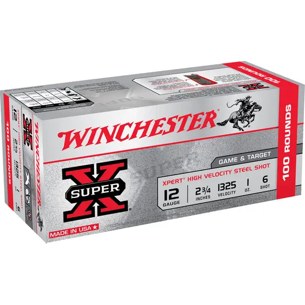Winchester Xpert High Velocity Ammo 12 Ga 3-1/2 1-1/4oz BB Non