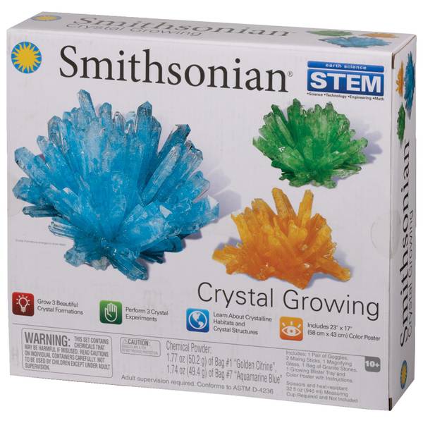 Smithsonian Crystal Growing Kit - Electronic Crystals