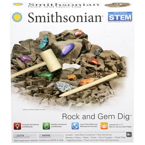smithsonian rock and gem dig