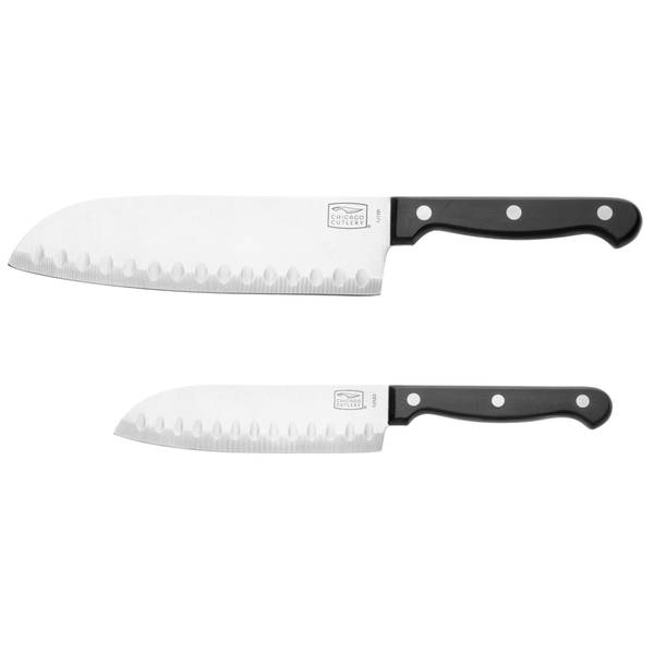Chicago Cutlery Essentials 2-Piece Santoku / Partoku Knife Set - 1094281