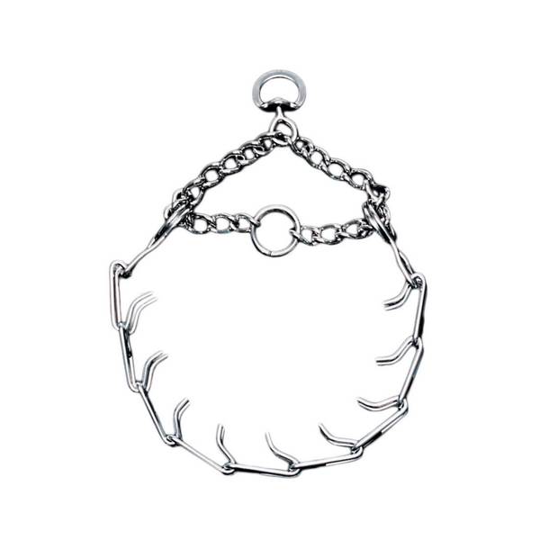 Photo of 2.0 mm x 14" Chrome Titan Dog Prong Training Collar