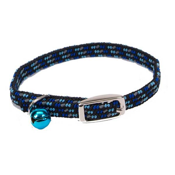 Coastal Pet Adjustable Reflective Kitten Collar, Blue - 07721 BLU08 ...