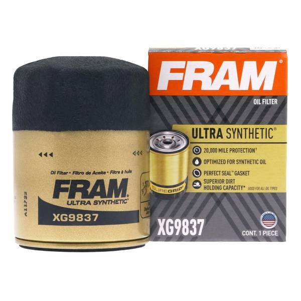 FRAM Extra Guard FullFlow Ultra Synthetic Oil Filter, XG9837S Blain