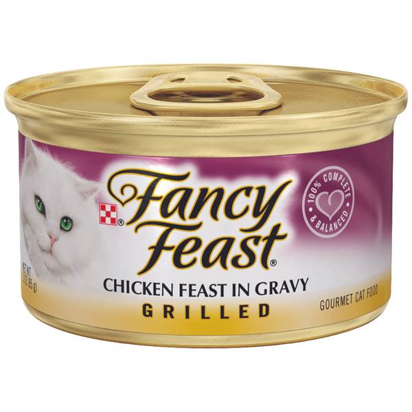 Photo of Grilled Chicken in Gravy Cat Food 3 oz, Delicious Flavor