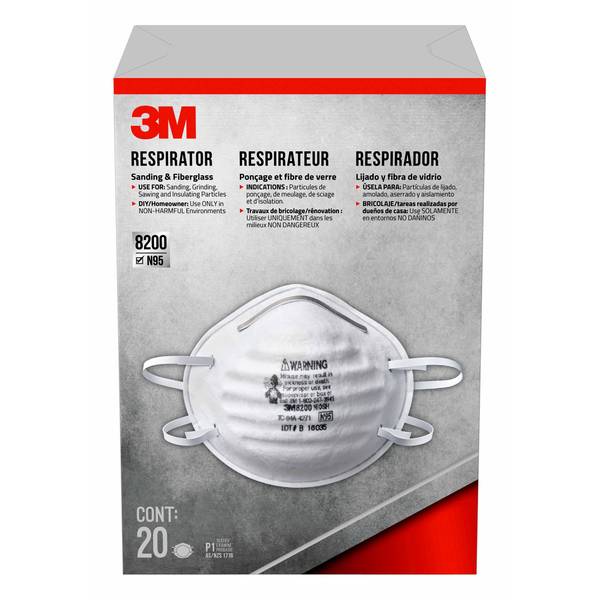Photo of 3-Count Sanding and Fiberglass Respirator