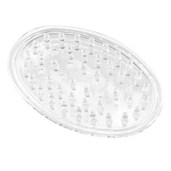 Plastic/Rubber Clear InterDesign 30100 Soap Saver 