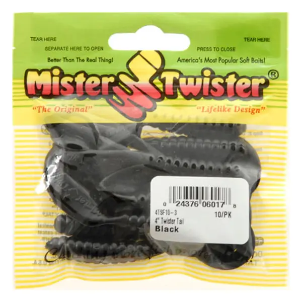 Mister Twister 4 Twister Tail Fishing Lure, 3