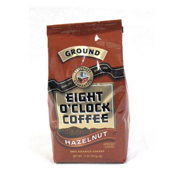 Eight O'Clock Ground Coffee, Hazelnut 346195 Blain's