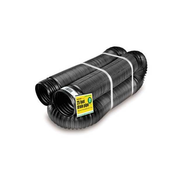Flex Drain Perforated Flex Drain Pipe, 25' 50310 Blain's Farm