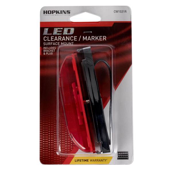 Blazer International 4" Sealed LED Running Board Light, Red CW1531R