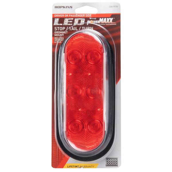 Photo of LED 6" Sealed Oval Stop/Turn/Tail Light Kit