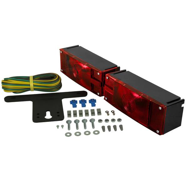 Photo of Submersible Low-Profile Trailer Light Kit for Trailers Over and Under 80" Wide, Sealed Capsule