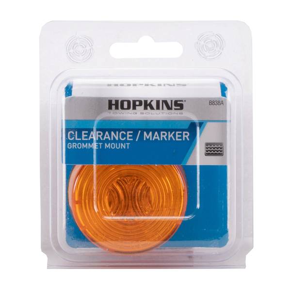 Photo of 2" Sealed Round Clearance/Side Marker Light, Amber