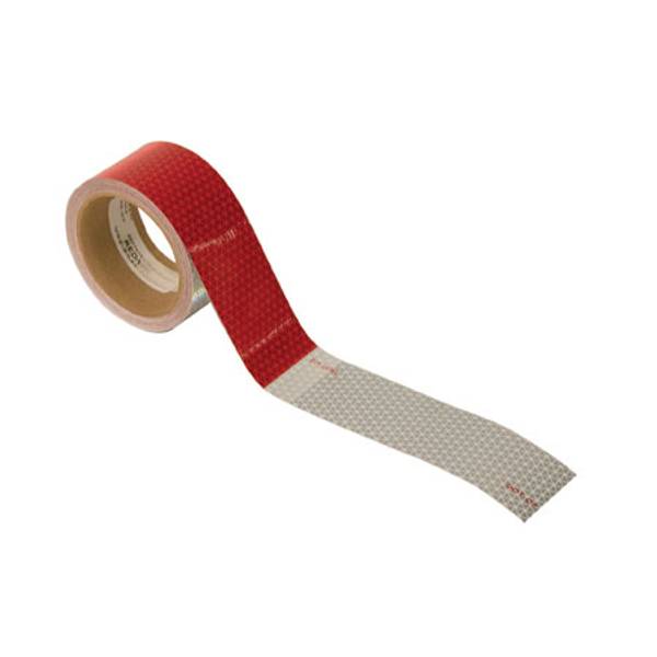 Photo of 30 Ft. White/Red Conspicuity Roll