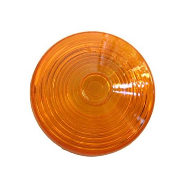 Photo of 4-1/2" Round Amber Replacement Lens