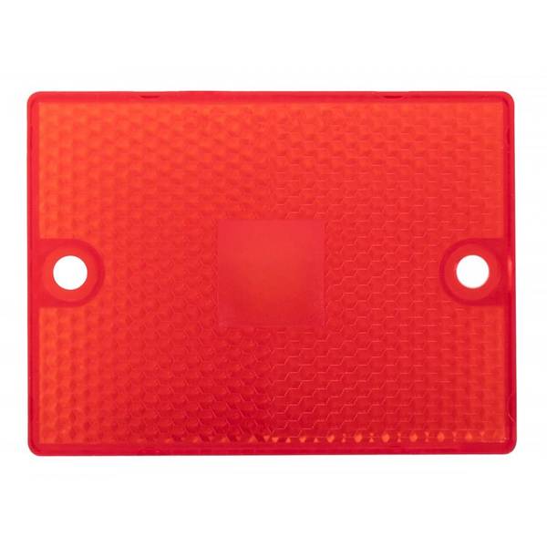 Photo of 2-3/4" Rectangular Clearance/Side Marker Replacement Lens, Red